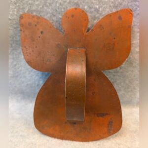 Vintage Solid Copper Angel Cookie Cutter